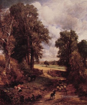 constable watercolour Painting - The Cornfield Romantic landscape John Constable